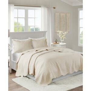 Madison Park Tuscany 3-Pc Ivory Full/Queen